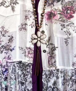 Origami What's New AHB EXCLUSIVE: Wide Awake Vest - Ivory/Floral