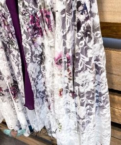 Origami What's New AHB EXCLUSIVE: Wide Awake Vest - Ivory/Floral