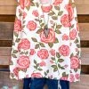 Andree Envision Rose Sweater - Ivory Floral - SALE