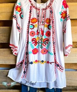A&A AHB EXCLUSIVE: Faith In Love Tunic - White