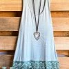 Emerald Extender: Slip On Tank/Tunic - Blue Sage