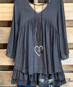 Sassybling What's New AHB EXCLUSIVE: Only Thing That Matters Tunic - Gray