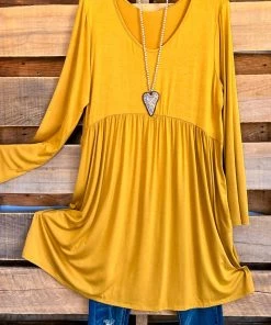 Heimish What's New Got To Keep On Moving Dress - Mustard