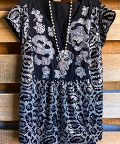 Andree Sparkling Sight Top - Silver