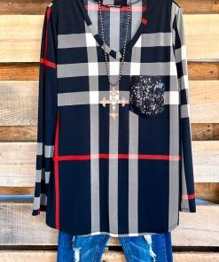 Angel Heart Boutique Classified & Ready Blouse - Black