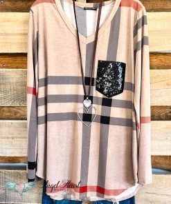 Heimish What's New Classified & Ready Blouse - Mocha