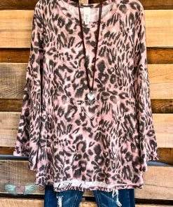 Crepas Beauty Mark Blouse - Dusty Mauve - SALE-