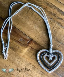 A Touch Of Style What's New Sweet Memories Statement Necklace - Heart Pendant