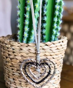 A Touch Of Style What's New Sweet Memories Statement Necklace - Heart Pendant