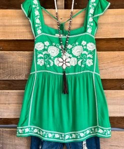 Andree Appreciation Vibes Top - Kelly Green What's New