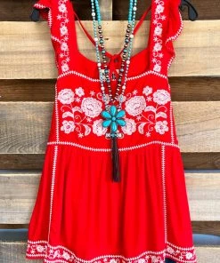 Andree What's New Appreciation Vibes Top - Red