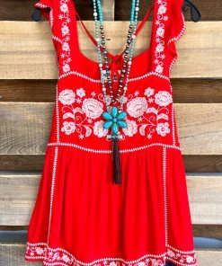 Andree What's New Appreciation Vibes Top - Red