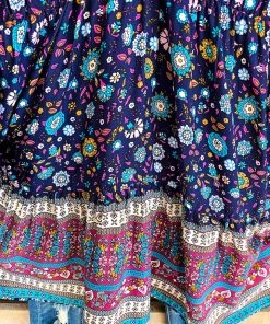 Umgee Engage And Dazzle Dress - Sapphire Mix What's New