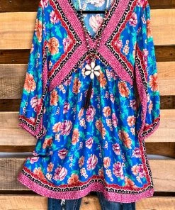 A&A What's New While We Were Dancing Dress- Blue