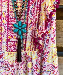 Andree Free As Can Be Top - Ivory Magenta