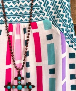 Andree Never Too Much Top - Ivory Multi What's New