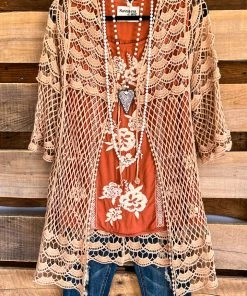 Origami The Chosen And Beautiful Cardigan - Taupe - 100% COTTON What's New