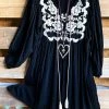 Velzera AHB EXCLUSIVE: Midnight Moonlight Tunic - Black-