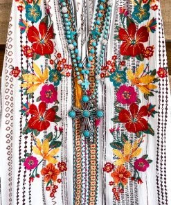 Andree Days In The Sun Top -Ivory Multi