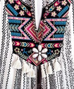 Andree Ready Or Not Top - Ivory Black - SALE