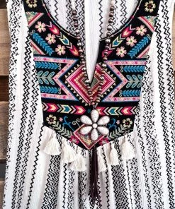 Andree Ready Or Not Top - Ivory Black - SALE