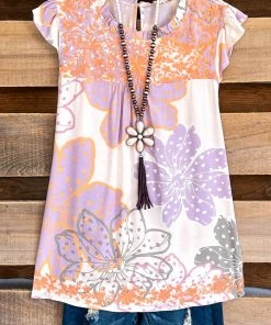 Andree Divine Charm Top - Lilac