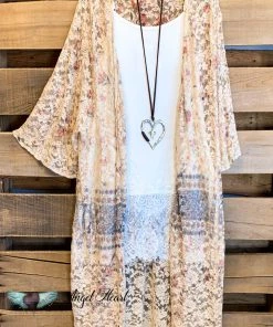 Origami AHB EXCLUSIVE: Changing Lives Long Lace Duster - SALE