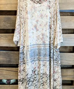 Origami AHB EXCLUSIVE: Changing Lives Long Lace Duster - SALE