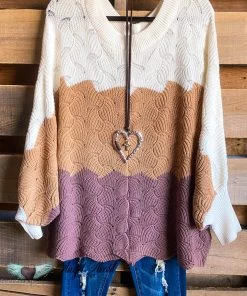 Andree Soft & Sweet Sweater - Taupe/Mocha - SALE-