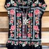 Andree What's New Ravishing Embroidered Tunic - Black