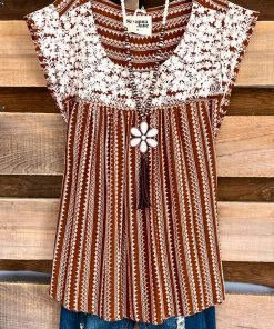 Andree Frolic With Adventure Top - Rust - SALE