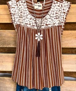 Andree Frolic With Adventure Top - Rust - SALE