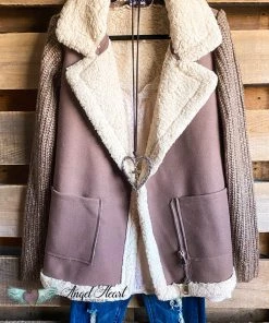 Davi & Dani Winter Warmth Coat - Mocha - SALE