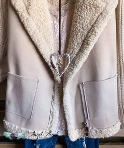 Davi & Dani Winter Warmth Coat - Cream - SALE-