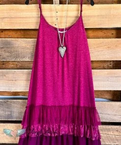 Sassybling Inspire Me Lace Extender - Wine