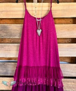 Sassybling Inspire Me Lace Extender - Wine