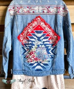 Andree Stitched With Love Jean Jacket - Denim What's New