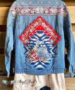 Andree Stitched With Love Jean Jacket - Denim What's New