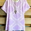 Oddi Paisley Night Top - Lavender - SALE