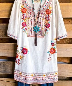Andree AHB EXCLUSIVE: In The Garden Tunic - Ivory