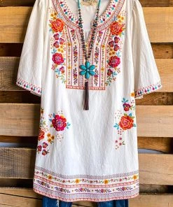 Andree AHB EXCLUSIVE: In The Garden Tunic - Ivory
