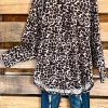 Crepas Devotion To The Wild Sweater- Leopard Brown - SALE