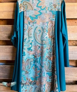 Andree AHB EXCLUSIVE: Beautiful All Around Dress - Teal/Multi What's New