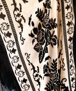 Leto AHB EXCLUSIVE: Stained Glass Kimono Burnout Velvet - Black What's New