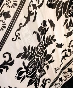 Leto AHB EXCLUSIVE: Stained Glass Kimono Burnout Velvet - Black What's New