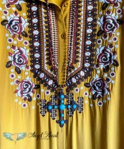 Andree AHB EXCLUSIVE: Beautiful All Around Dress - Mustard