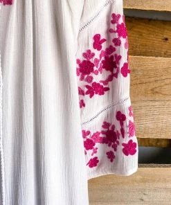 A&A AHB EXCLUSIVE: Let's Get Started Tunic/Dress - White/Pink What's New