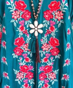 Andree What's New Here Without You Blouse - Teal