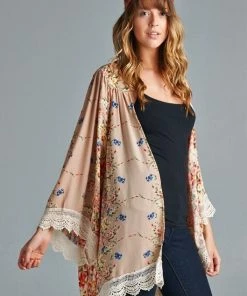 Velzera Steel Magnolia Cardigan - Beige