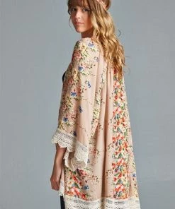 Velzera Steel Magnolia Cardigan - Beige